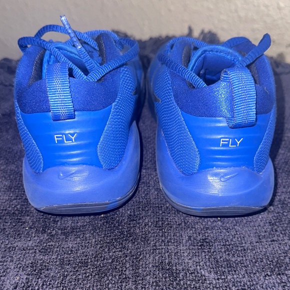Nike ISOFLY Kids Size 1.5Y Royal Blue Black Grey Sneakers Basketball Shoes - Picture 5 of 8